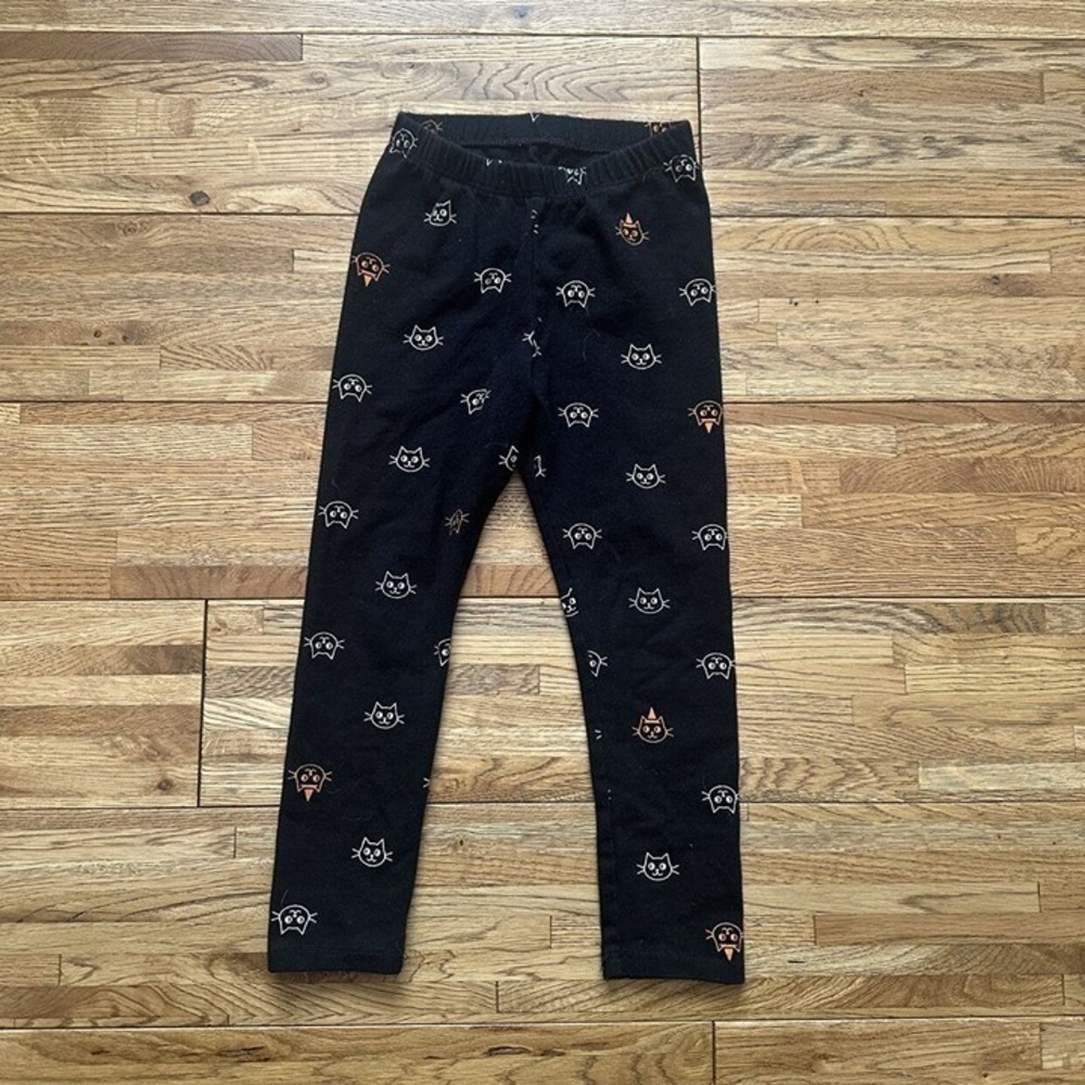 Cat & Jack‎ Halloween Cat Leggings Size 3t